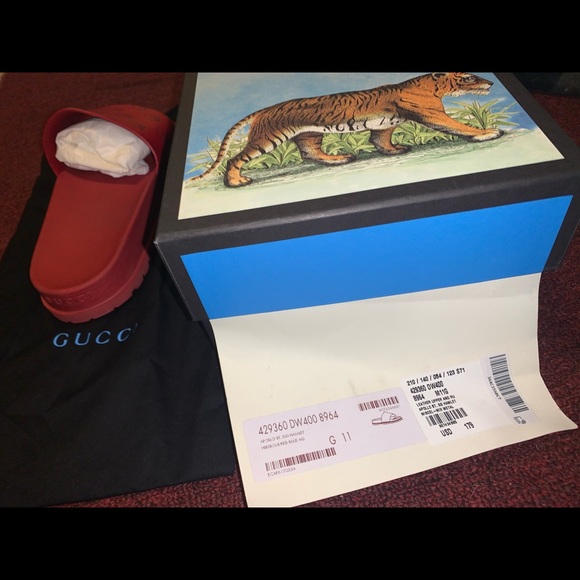 Limited edition Gucci slides